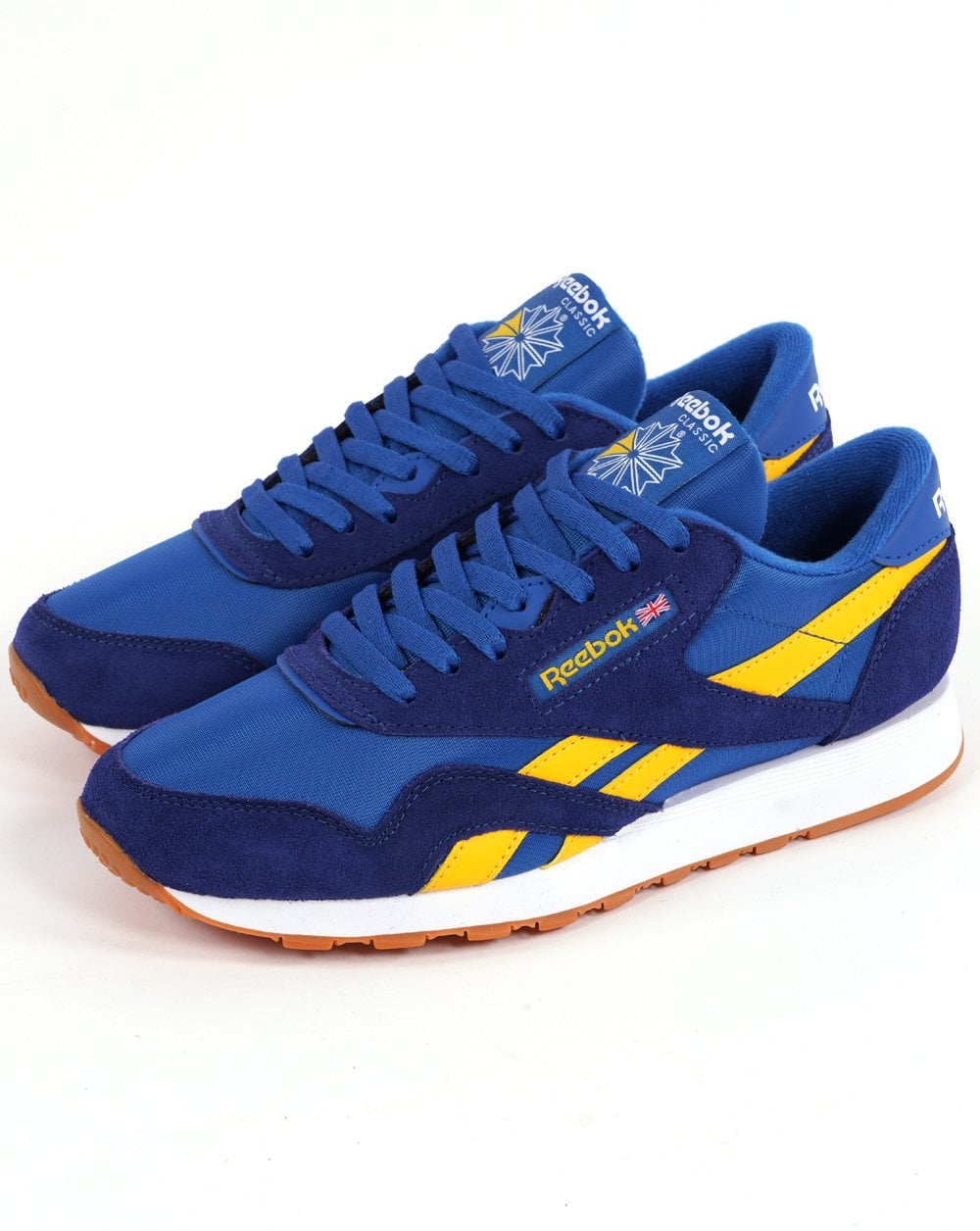 Reebok Classic Sneakers Blau Gelb