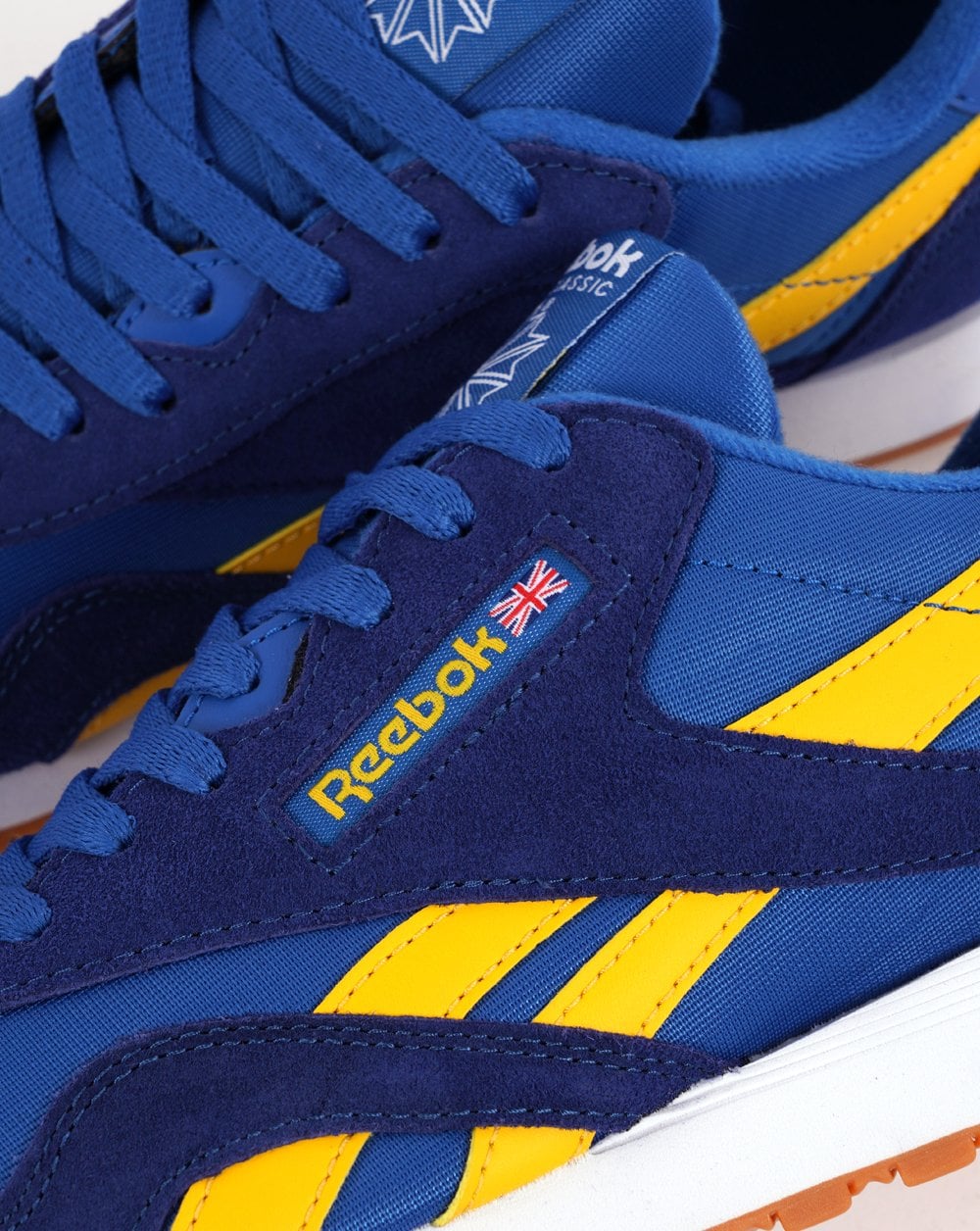 Reebok Classic Sneakers Blau Gelb