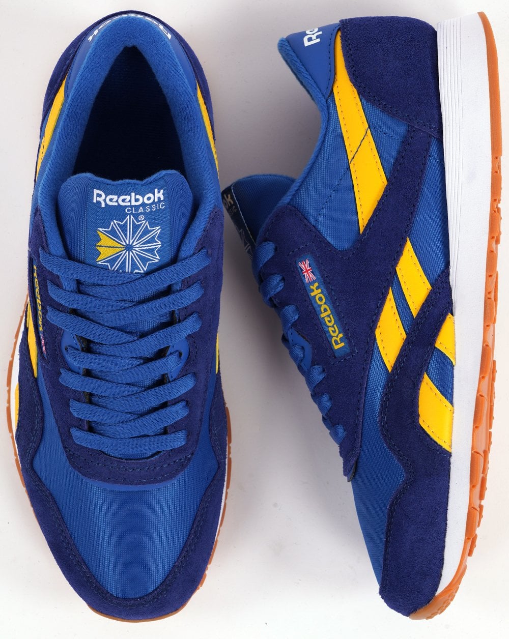 Reebok Classic Sneakers Blau Gelb