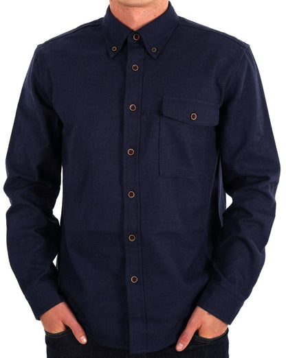 Ben Sherman Baumwoll-Overshirt Marineblau