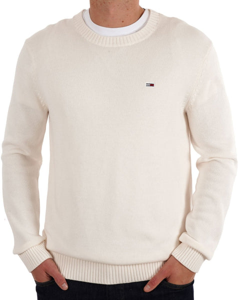Tommy Jeans Crew Neck Jumper Vintage White
