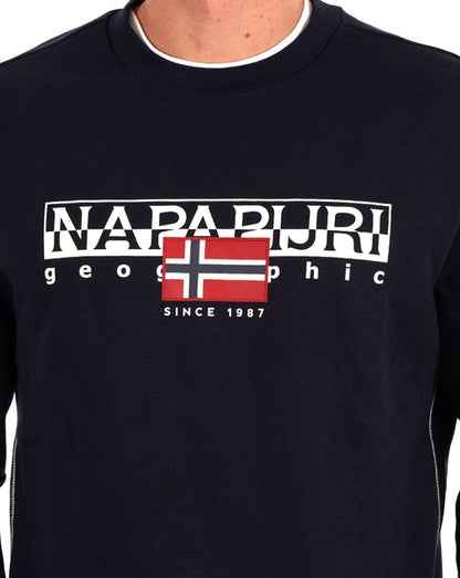 Napapijri Aylmer Winter Crew Sweatshirt Marineblau