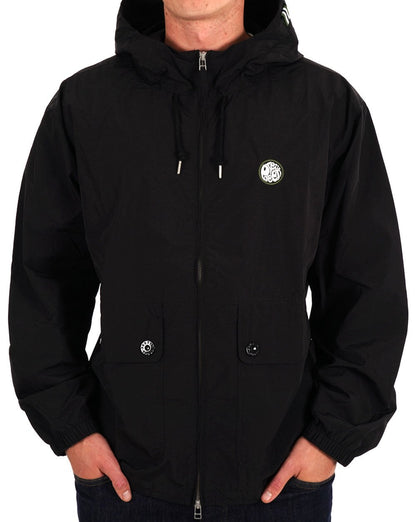 Pretty Green – Live Forever – Schwarze Reißverschlussjacke