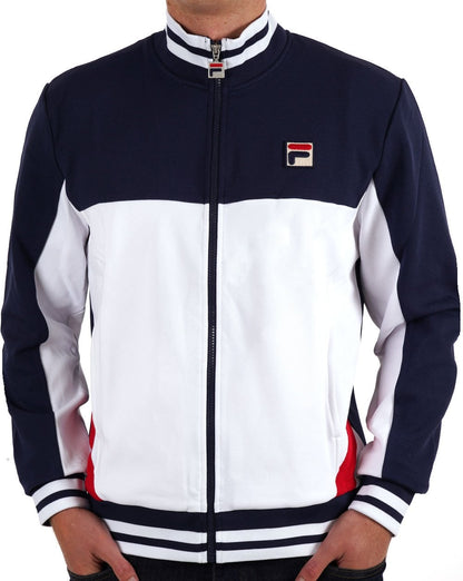 Fila Vintage Tiebreak Tracktop Weiß / Marine / Rot