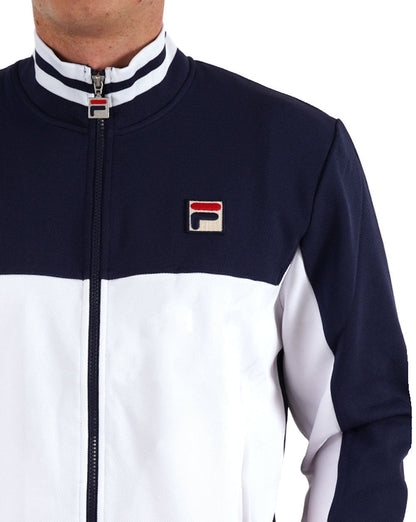 Fila Vintage Tiebreak Tracktop Weiß / Marine / Rot