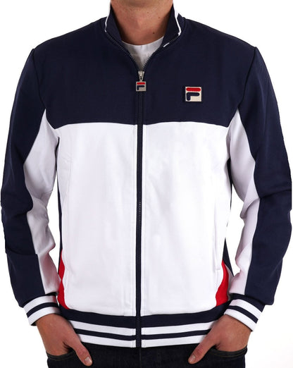 Fila Vintage Tiebreak Tracktop Weiß / Marine / Rot