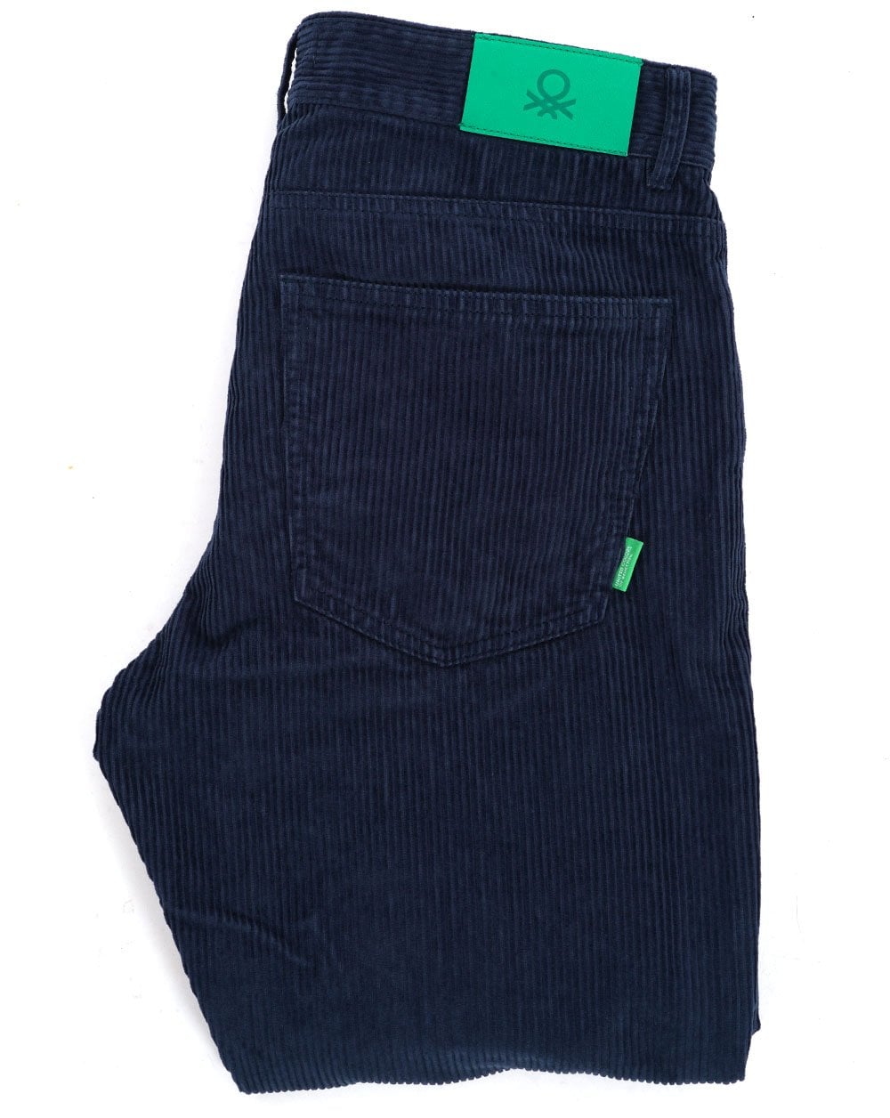 Benetton 5-Pocket-Cordjacke in Marineblau