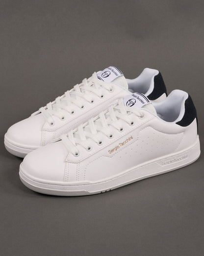 Sergio Tacchini Capri-Trainer Weiß/Marineblau