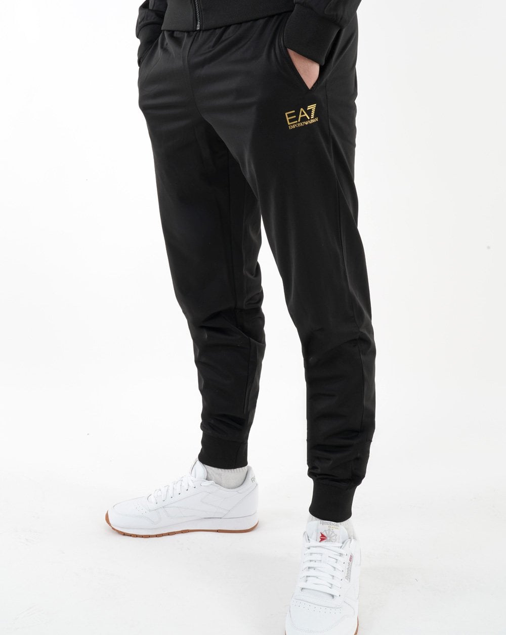 Ea7 Kompletter Trainingsanzug Schwarz/Gold