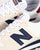 New Balance 500 Trainer Off White/Navy/Burgundy