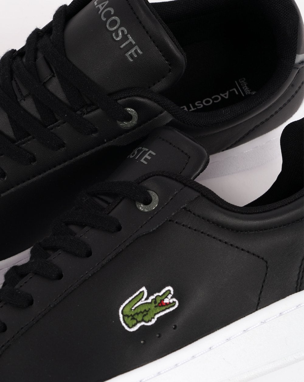 Lacoste Carnaby Pro Leather Trainers Black/White