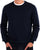 Aquascutum Club Check Elbow Knit Navy