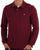 Benetton Long Sleeve Polo Burgundy