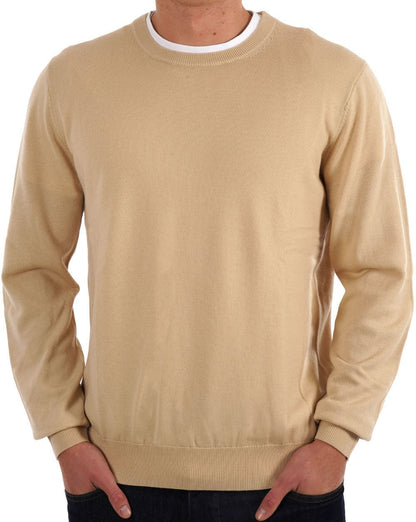 Aquascutum Club Check Ellbogenstrick Heller Stein