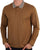 Aquascutum Club Check Collar LS Polo Toffee