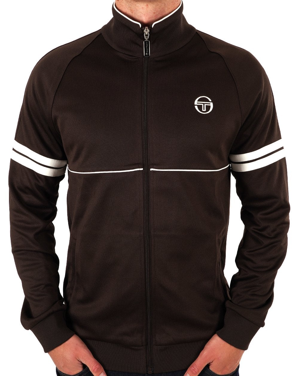 Sergio Tacchini Star Track Top Dunkler Kaffee/Gardenie