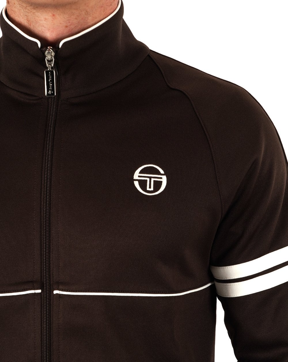 Sergio Tacchini Star Track Top Dunkler Kaffee/Gardenie