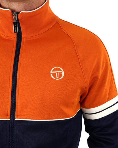 Sergio Tacchini Orion Trainingsjacke Orange / Marineblau