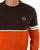 Sergio Tacchini Orion Knit Jumper Choc / Orange