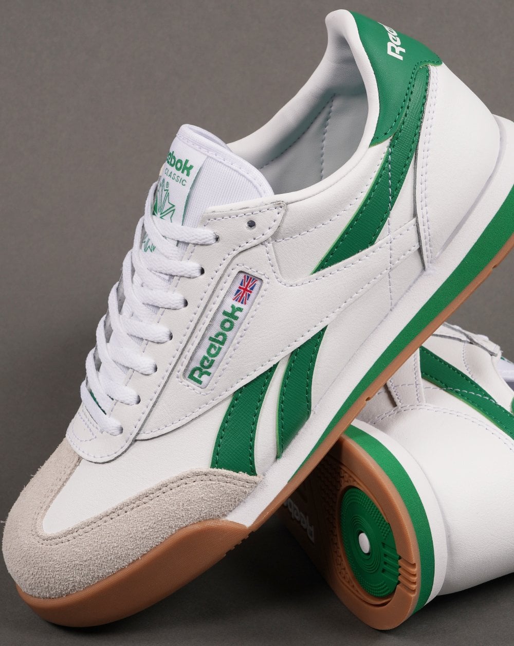 Reebok Campio XT Sneakers Weiß/Glen Green/Gummi