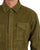Benetton Ribbed Cord Overshirt Khaki Green