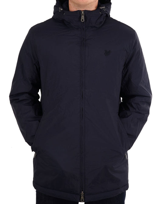 Lyle and Scott Lyle &amp; Scott Tonal Eagle Parka Shelljacke, Marineblau