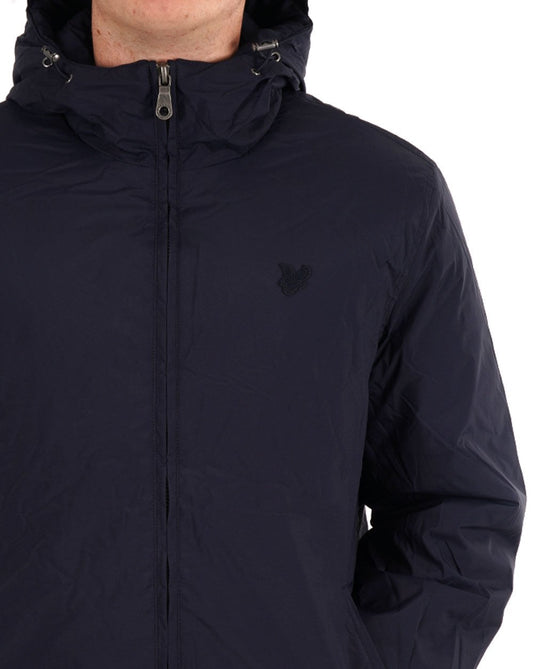 Lyle and Scott Lyle &amp; Scott Tonal Eagle Parka Shelljacke, Marineblau