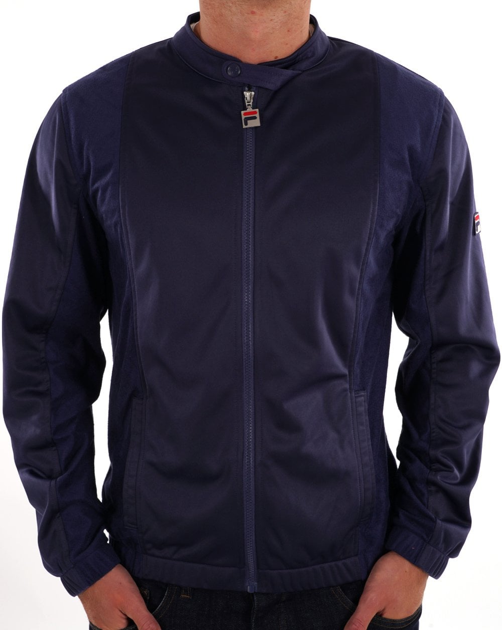 Fila Vintage Boxer Trainingsjacke Marineblau