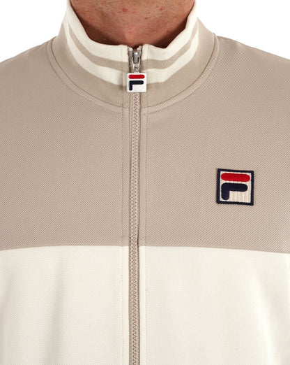 Fila Vintage Tiebreaker Trainingsjacke Gardenia/Silber