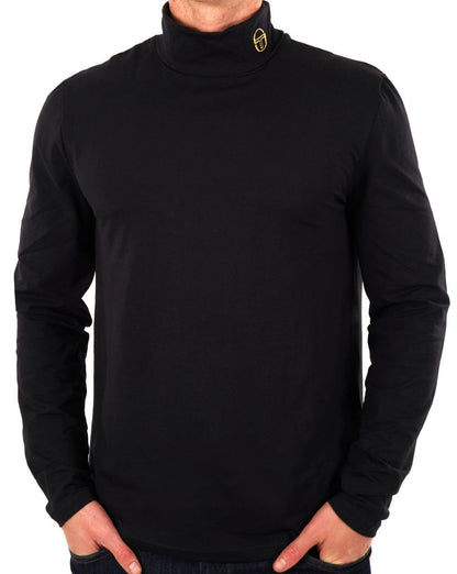 Sergio Tacchini Rollkragenpullover Schwarz