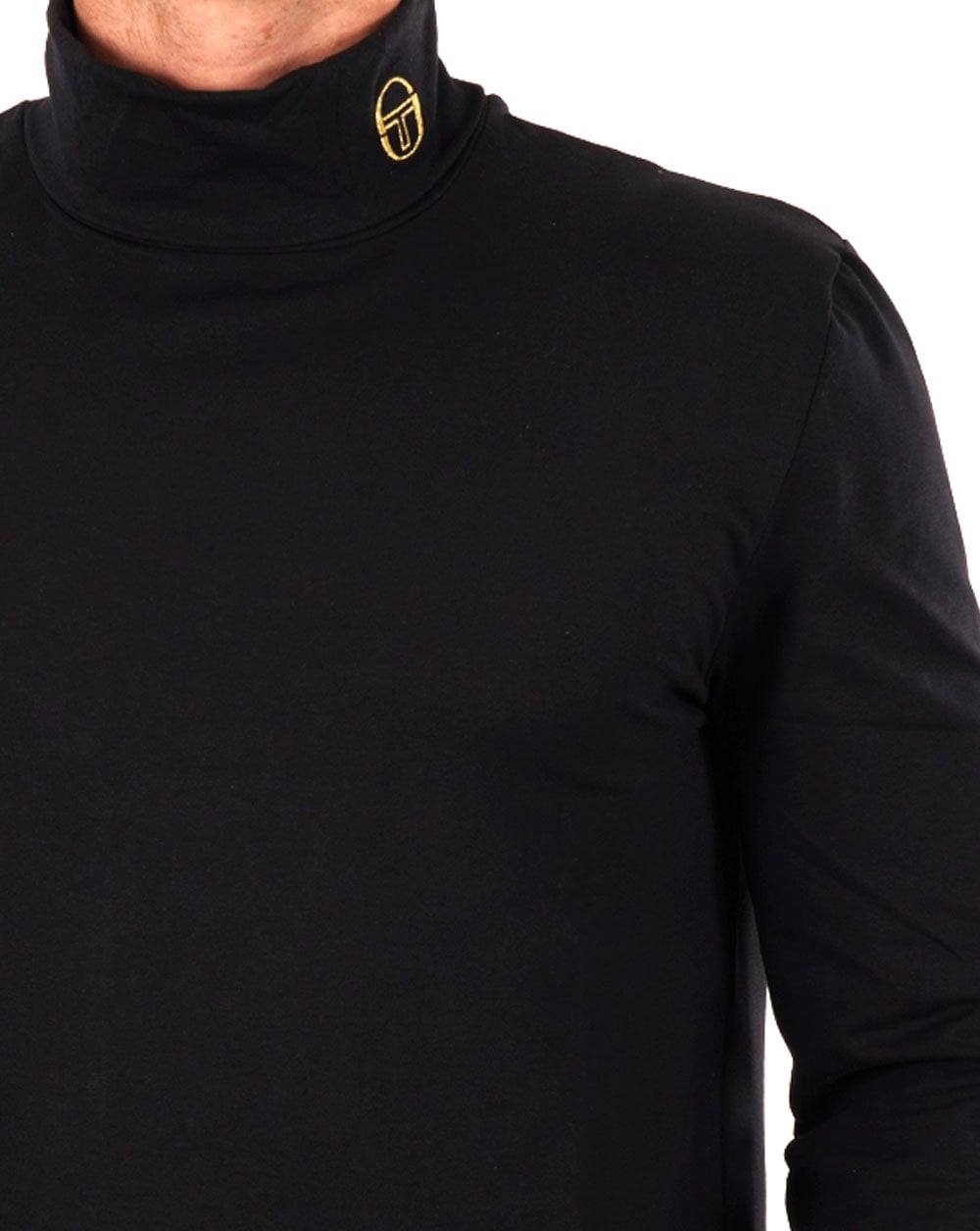 Sergio Tacchini Rollkragenpullover Schwarz