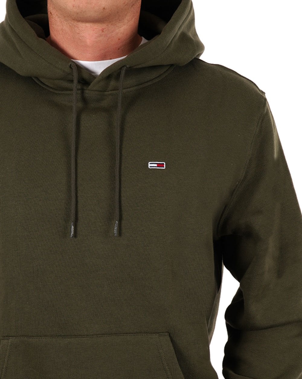 Tommy Jeans Flag Hoodie Grün