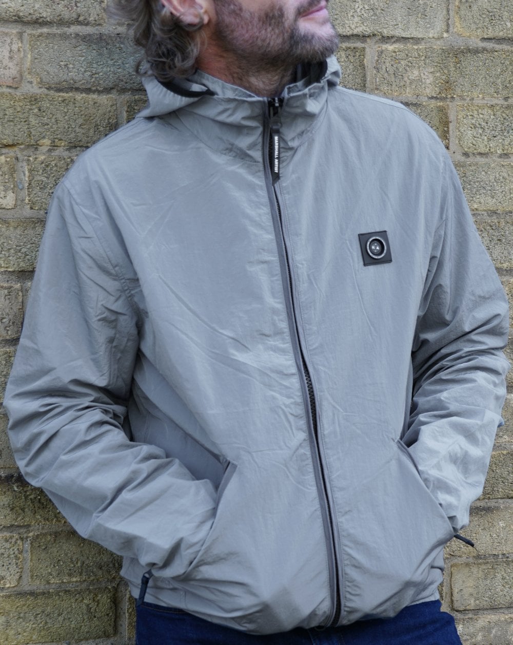 Marshall Artist Jacke Silbergrau