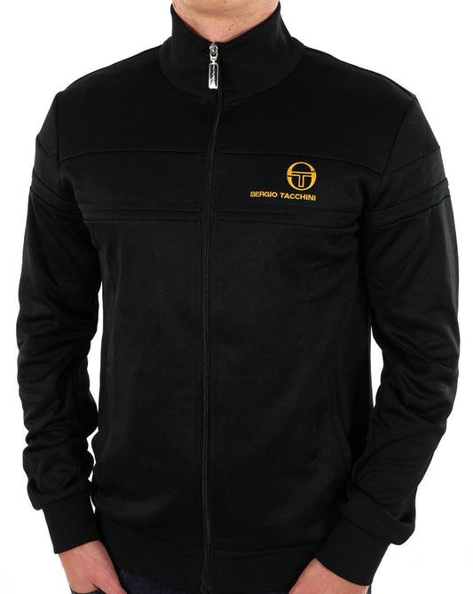 Sergio Tacchini Masters Trainingsjacke Schwarz Gold