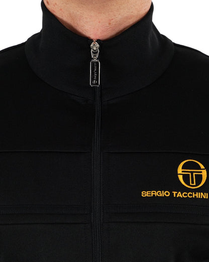 Sergio Tacchini Masters Trainingsjacke Schwarz Gold