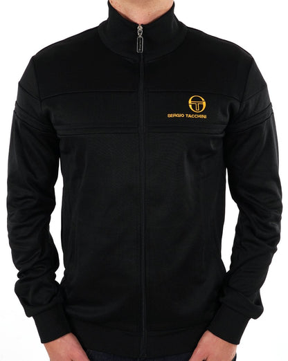 Sergio Tacchini Masters Trainingsjacke Schwarz Gold