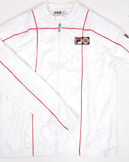Fila Vintage Pro Badge Terrinda Trainingsjacke Weiß/Rot