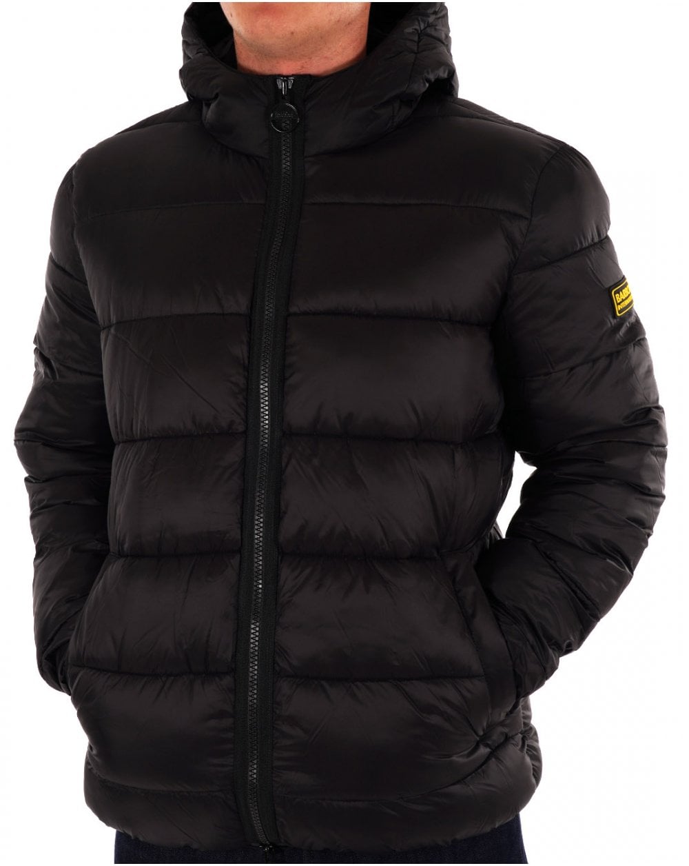 Barbour International Legacy Bobber Steppjacke Schwarz