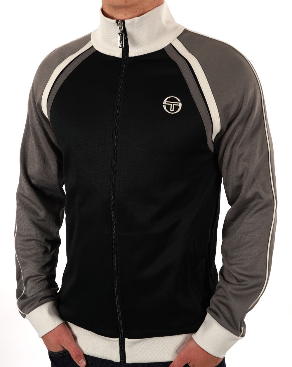 Sergio Tacchini Ghibli Track Top Black/Charcoal