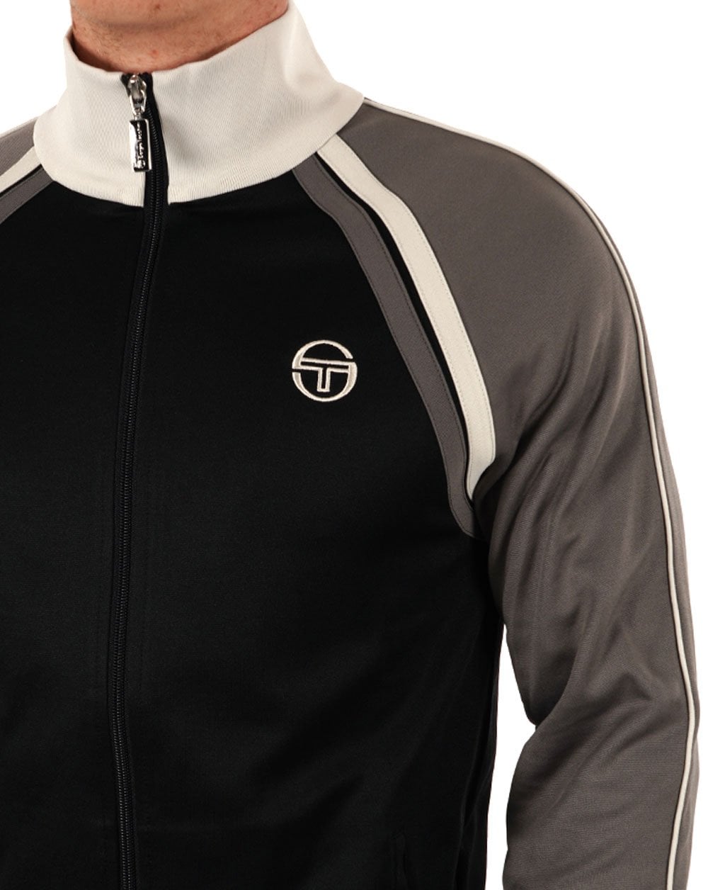 Sergio Tacchini Ghibli Track Top Black/Charcoal