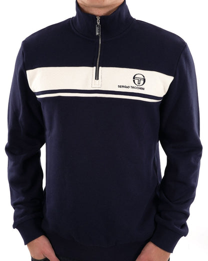 Sergio Tacchini Masters 1/4 Zip Sweat Navy