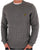 Lyle & Scott Cable Crew Knit Mid Grey Marl