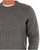 Lyle & Scott Cable Crew Knit Mid Grey Marl