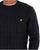 Lyle & Scott Cable Crew Knit Dark Navy Marl