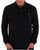 Benetton Long Sleeve Polo Shirt Black