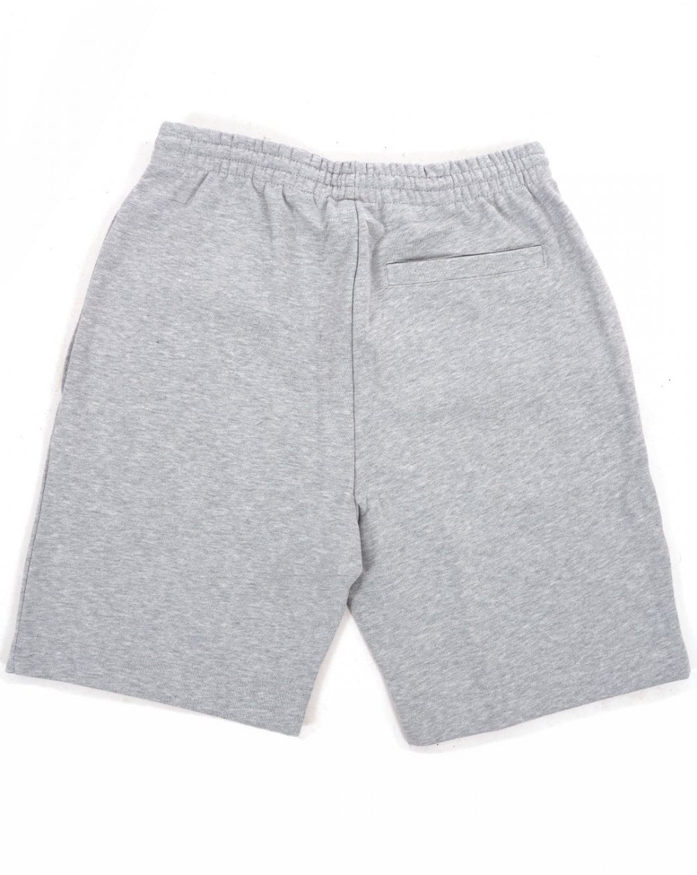 Lacoste – Fleece-Shorts mit Gesäßtasche, Grau meliert