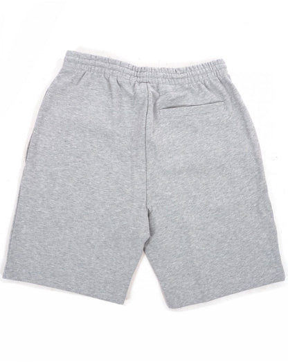 Lacoste – Fleece-Shorts mit Gesäßtasche, Grau meliert