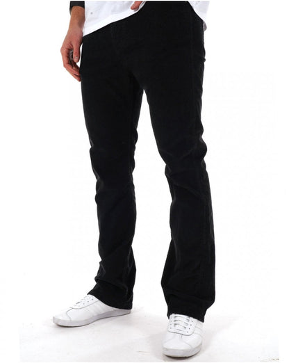 Lois Bootcut Nadelcord Schwarz