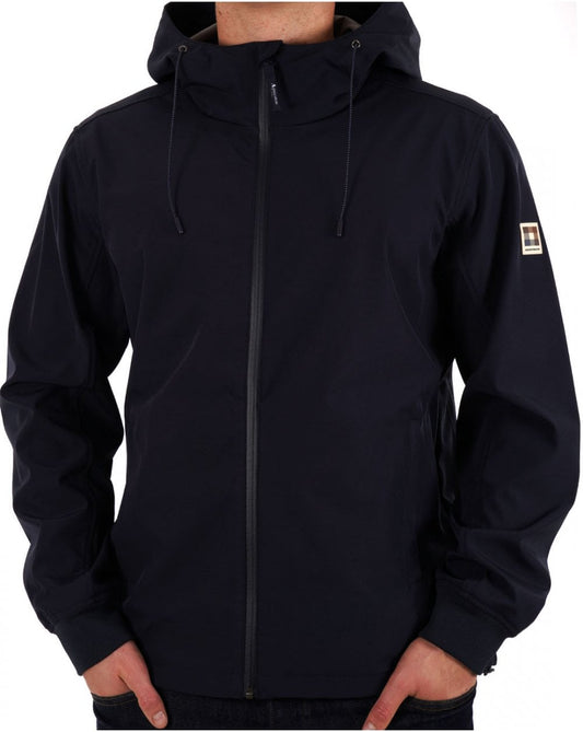 Aquascutum Aquascutum Shell Hybrid Kapuzenjacke Marineblau