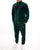 Sergio Tacchini Masters Velour Track Pants Green / Navy Blue